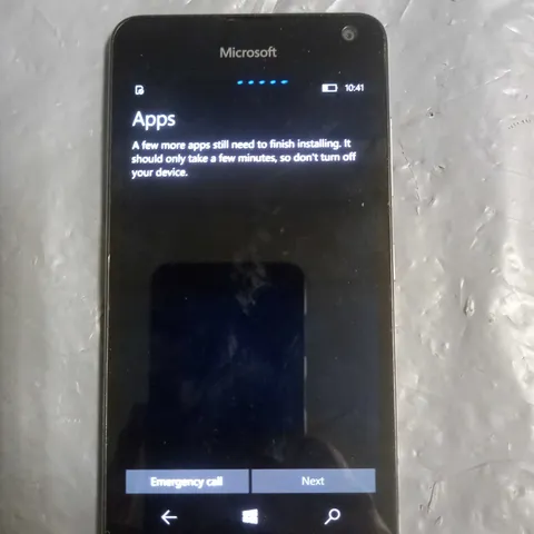 MICROSOFT MOBILE PHONE MODEL UNSPECIFIED.