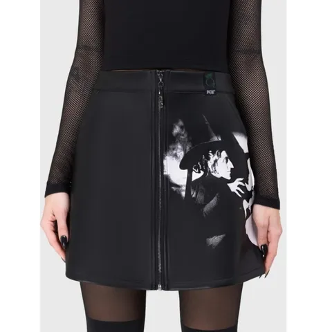 BRAND NEW KILLSTAR WITCH PLEASE MINI SKIRT SIZE S
