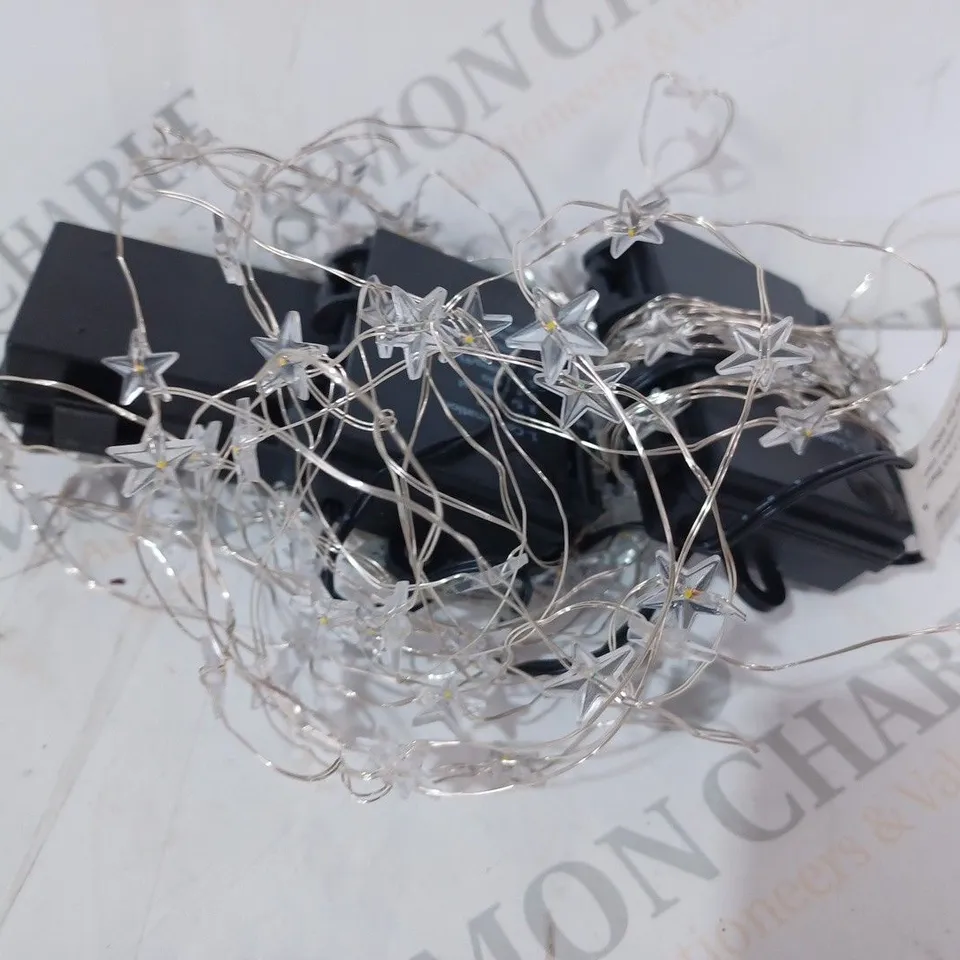 HOME REFLECTIONS INDOOR/OUTDOOR SET OF 3 LED STAR LIGHT STRANDS - MULTI