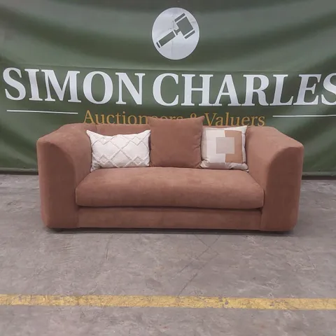 QUALITY DESIGNER FABRIC UPHOLSTERED 3 SEATER SOFA