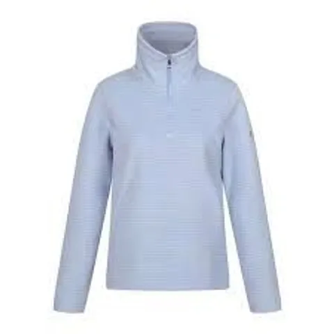 BRAND NEW REGATTA SOLENNE 1/4 ZIP FLEECE IN CHAMBRAY BLUE -  UK 12