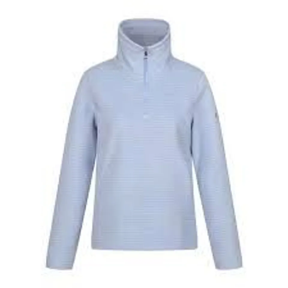 BRAND NEW REGATTA SOLENNE 1/4 ZIP FLEECE IN CHAMBRAY BLUE -  UK 12