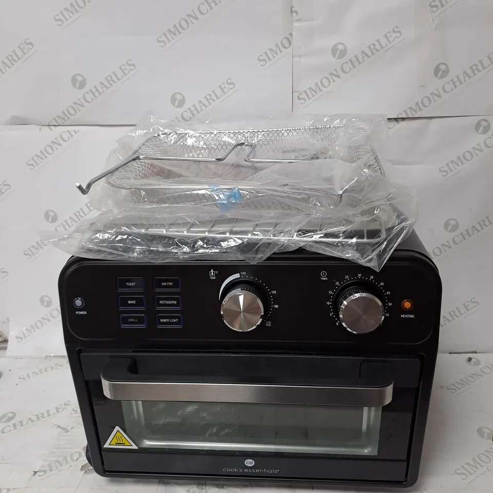 COOK'S ESSENTIAL 21-LITRE AIRFRYER OVEN IN BLACK