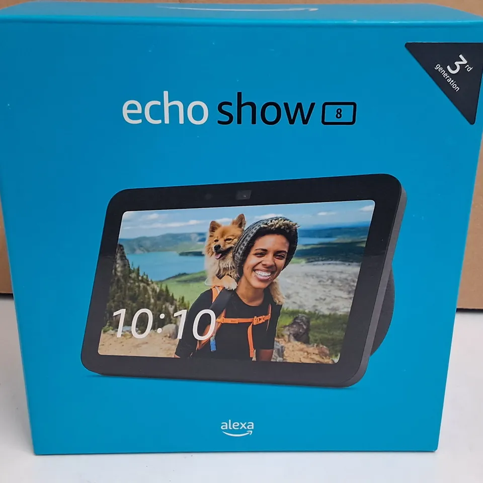 BOXED ALEXA ECHO SHOW 8 3RD GENERATION 