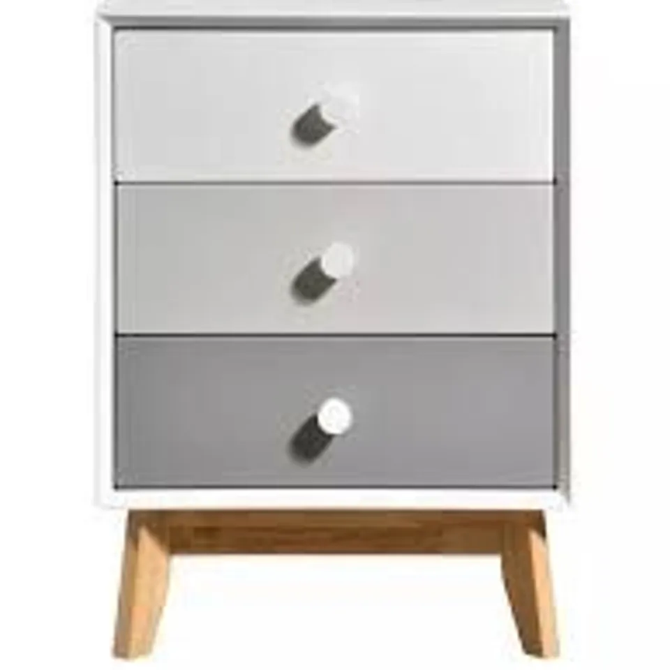 ORLA 3 DRAWER BEDSIDE CABINET