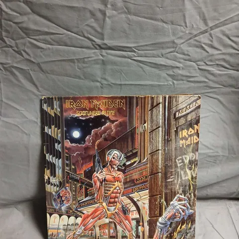 IRON MAIDEN SOMEWHERE IN TIME – ALBUM ARTWORK - VINYL LP