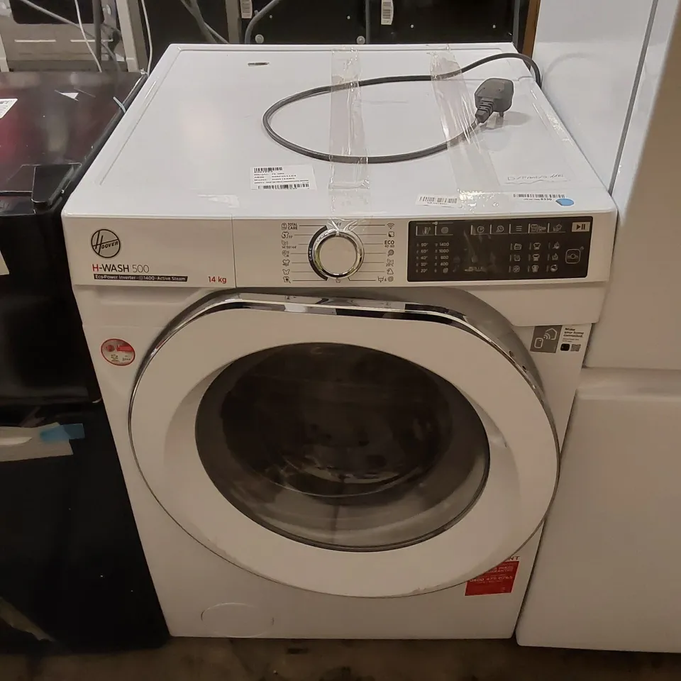 HOOVER H-WASH 500 ECO-POWER INVERTER 14KG WASHING MACHINE, MODEL: HW414AMC