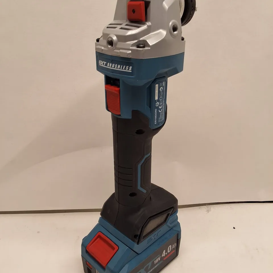 CORDLESS ANGLE GRINDER 18V WITH 4.0AH BATTERY (MODEL ERI1082GRD)