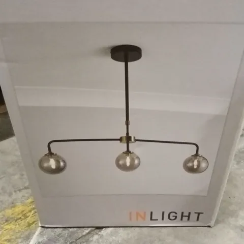 BOXED AGILE 3 LIGHT DINER CEILING LIGHT 