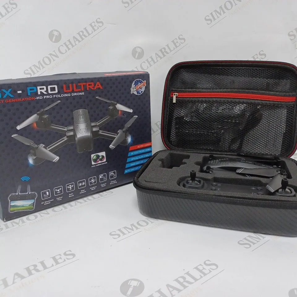BOXED RDM GX-PRO ULTRA NEXT GENERATION HD PRO FOLDING DRONE 
