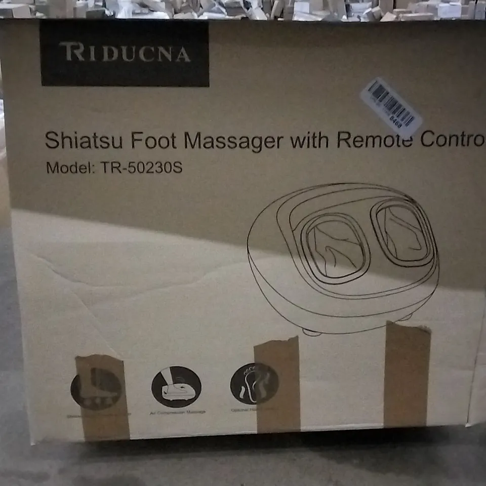 BOXED TRIDUCNA SHIATSU FOOT MASSAGER WITH REMOTE CONTROL 