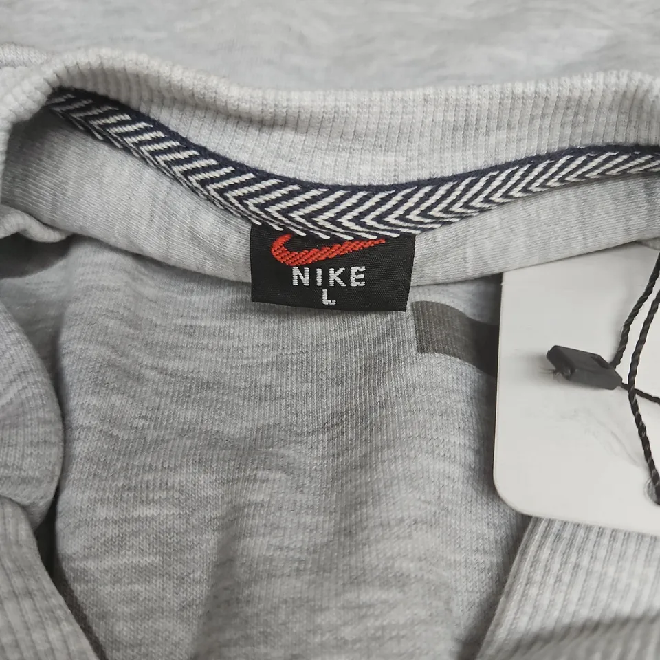NIKE BURBERRY LARGE GREY JUMPER WITH TAGS