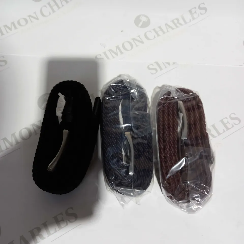 OUTLET BELL & HOWELL SET OF 3 FLEX BELTS