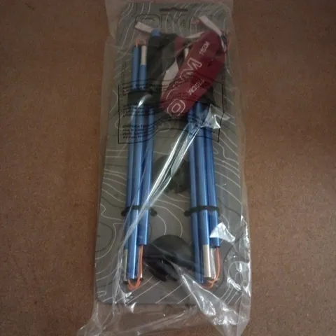 BAGGED OMM Z-LITE ALLOY POLES IN BLUE - 115CM