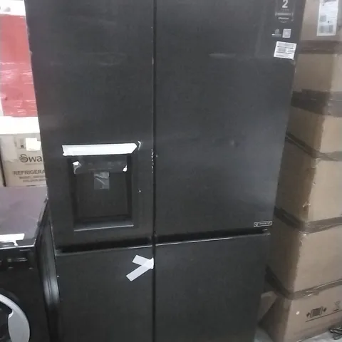 HISENSE
RS818N4IFE PUREFLAT INFINITE SERIES, 90CM WIDE SIDE BY SIDE, AMERICAN FRIDGE FREEZER - BLACK STAINLESS STEEL