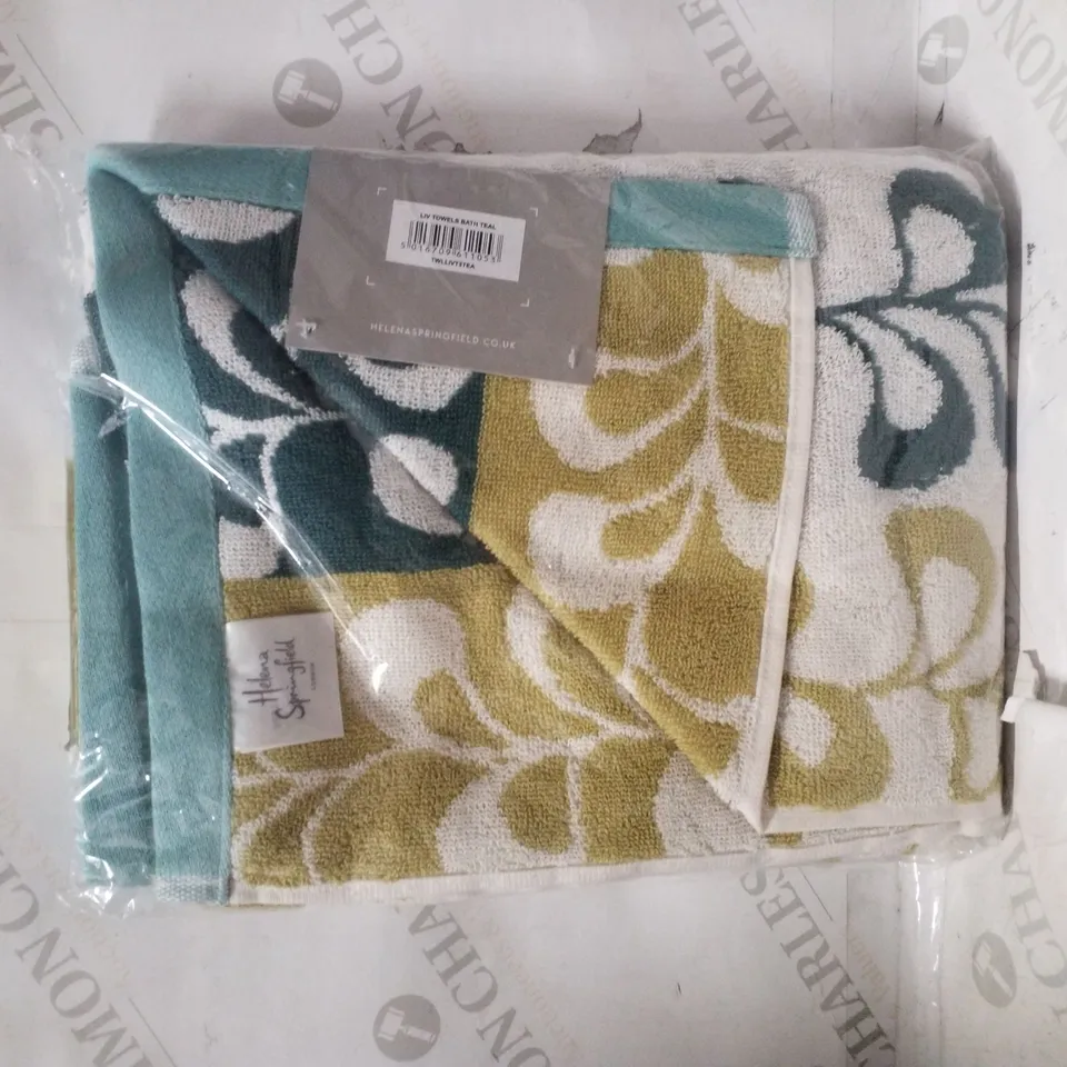 BRAND NEW SEALED LIV TOWEL BATH TEAL