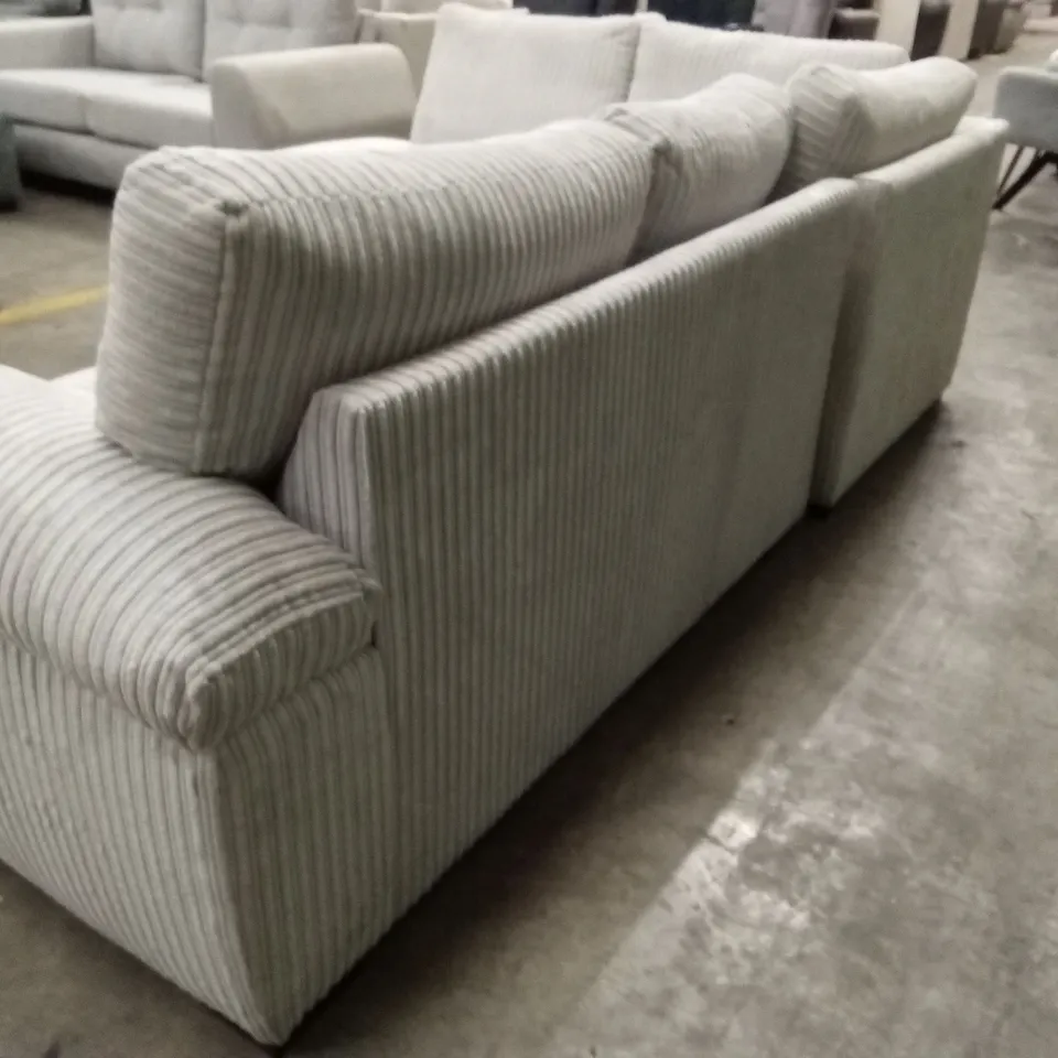 AMALFI STANDARD BACK FABRIC LEFT HAND 3 SEATER CHAISE SOFA RRP £899