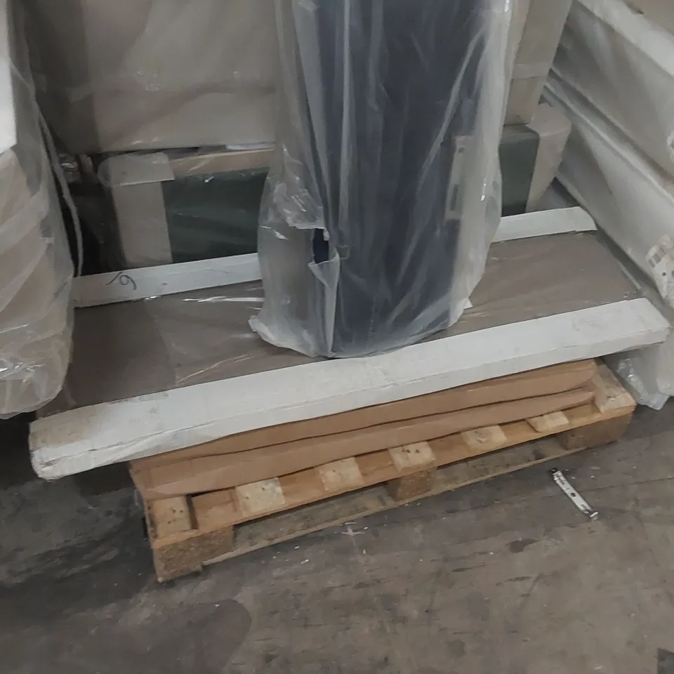 PALLET CONTAINING 5x ASSORTED DIVAN BASE PARTS, 3x HEADBOARDS ECT