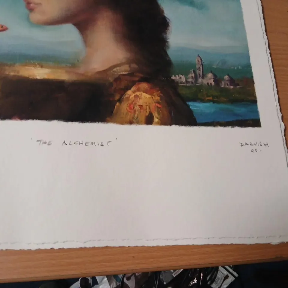 DARVISH 'THE ALCHEMIST' SIGNED PRINT 61 X 43CM