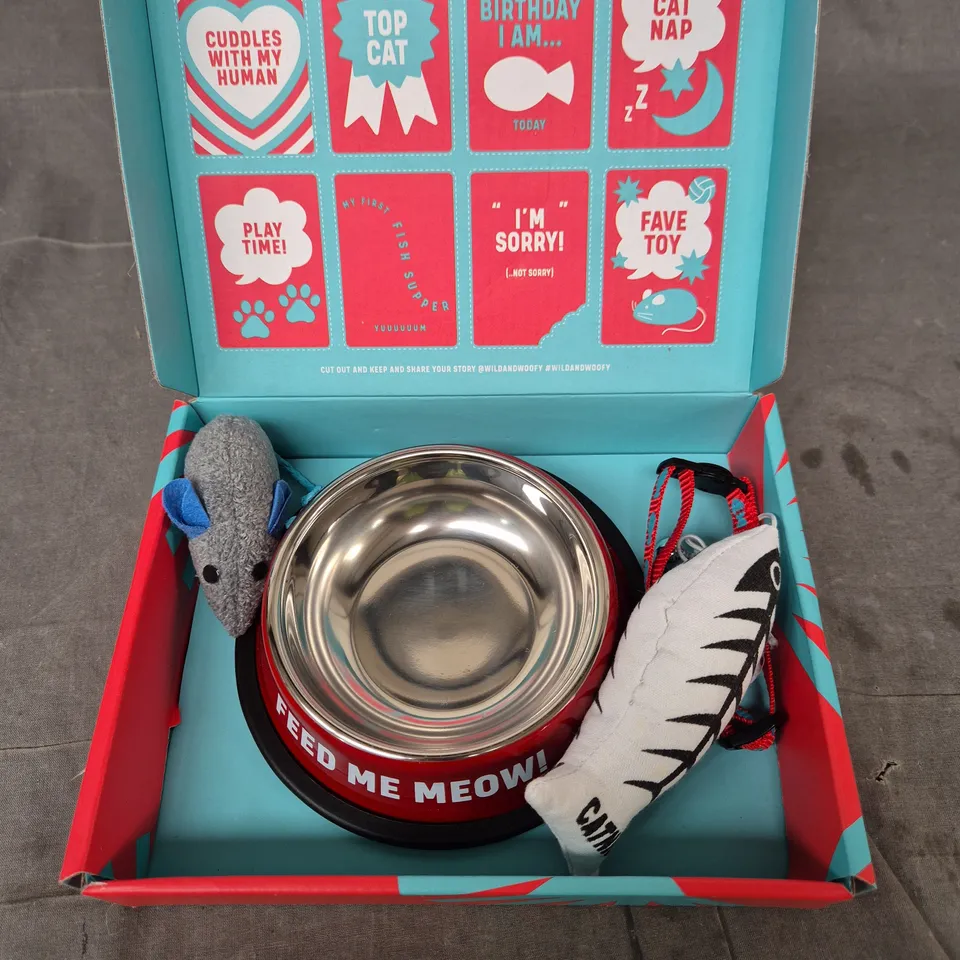 WILD & WOOFIE NEW CAT STARTER KIT 