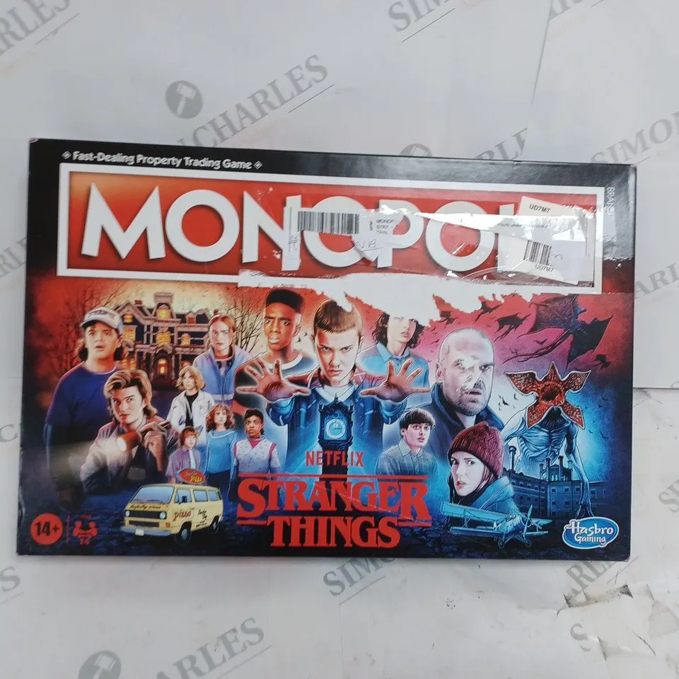 BOXED MONOPOLY STRANGER THINGS (SEASON 4) RRP £32.99