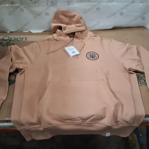 BOX CONTAINING APPROXIMATELY 12 MEN'S THE KING OF COLD HOODY – CORAL, XL