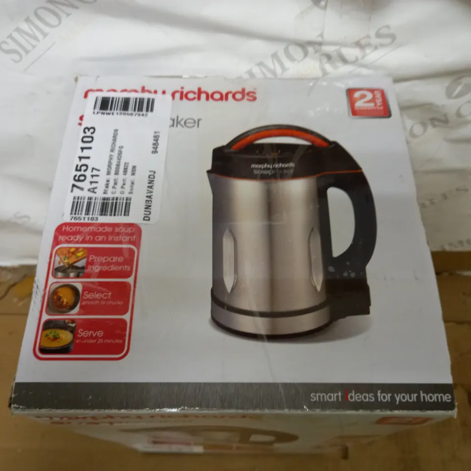 MORPHY RICHARDS SOUP MAKER 