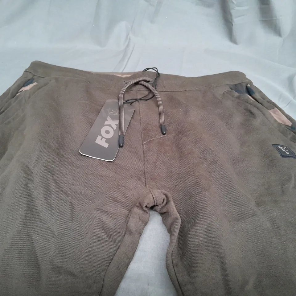 FOX LIGHT WEIGHT JOGGERS IN KHAKI - LARGE
