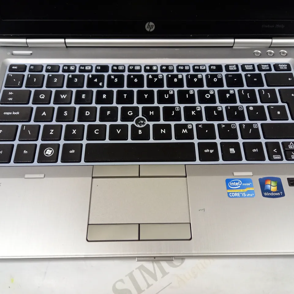 HP ELITE BOOK 2560P LAPTOP IN SILVER