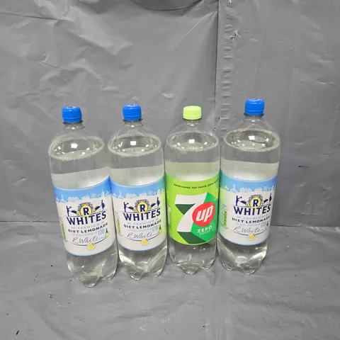 7UP ZERO SUGAR 2L AND 3X WHITE DIET LEMONADE 2L 