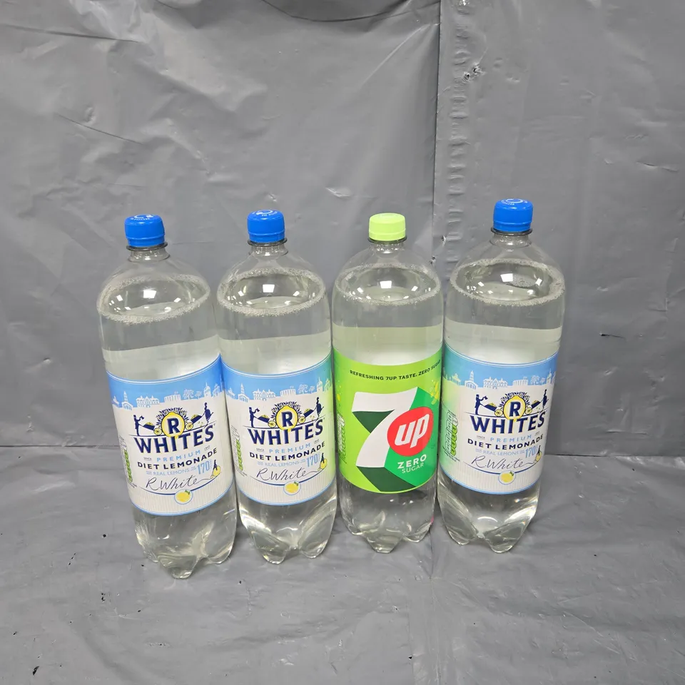 7UP ZERO SUGAR 2L AND 3X WHITE DIET LEMONADE 2L 