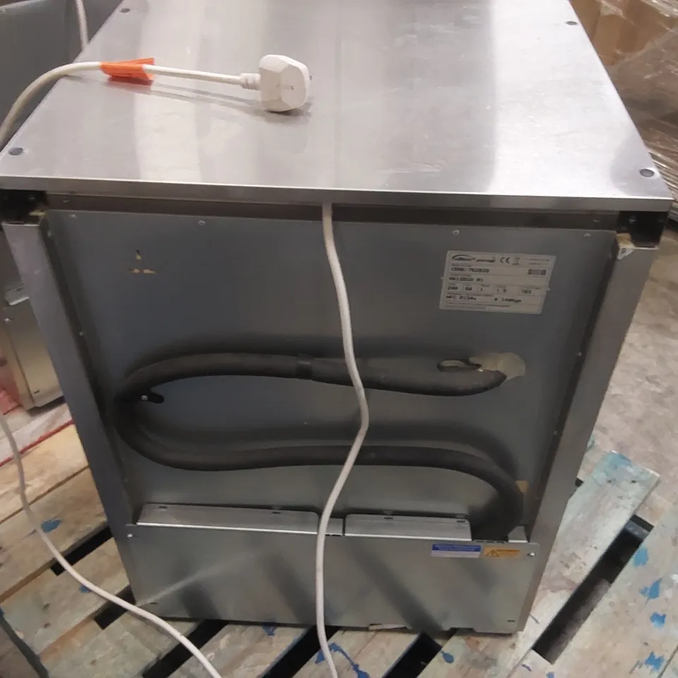 WILLIAMS AMBER HA135-SA R1 135 LTR UNDERCOUNTER SINGLE DOOR STAINLESS STEEL COMMERCIAL DISPLAY FRIDGE