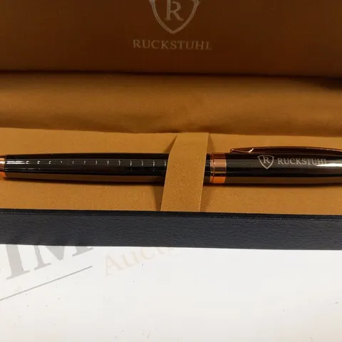 RUCKSTUHL STAINLESS STEEL LUXURY PEN IN GIFT BOX β HAND ASSEMBLED