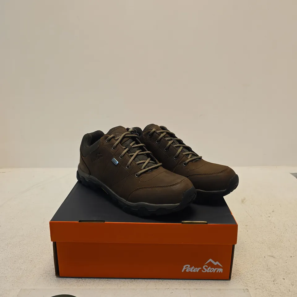PETER STORM MEN'S HIKING SHOE – BROWN, UK 9