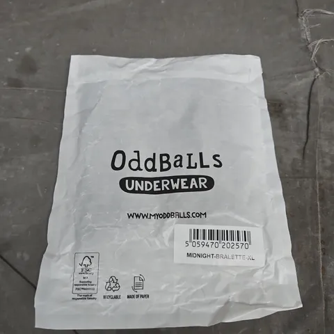 ODDBALLS MIDNIGHT BRALETTE XL β WOMEN'S UNDERWEAR