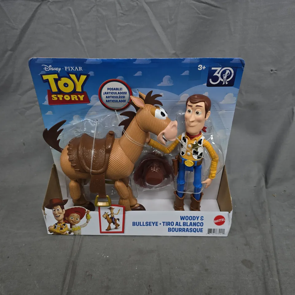 TOY STORY WOODY & BULLSEYE FIGURE SET – BOXED (DISNEY PIXAR)