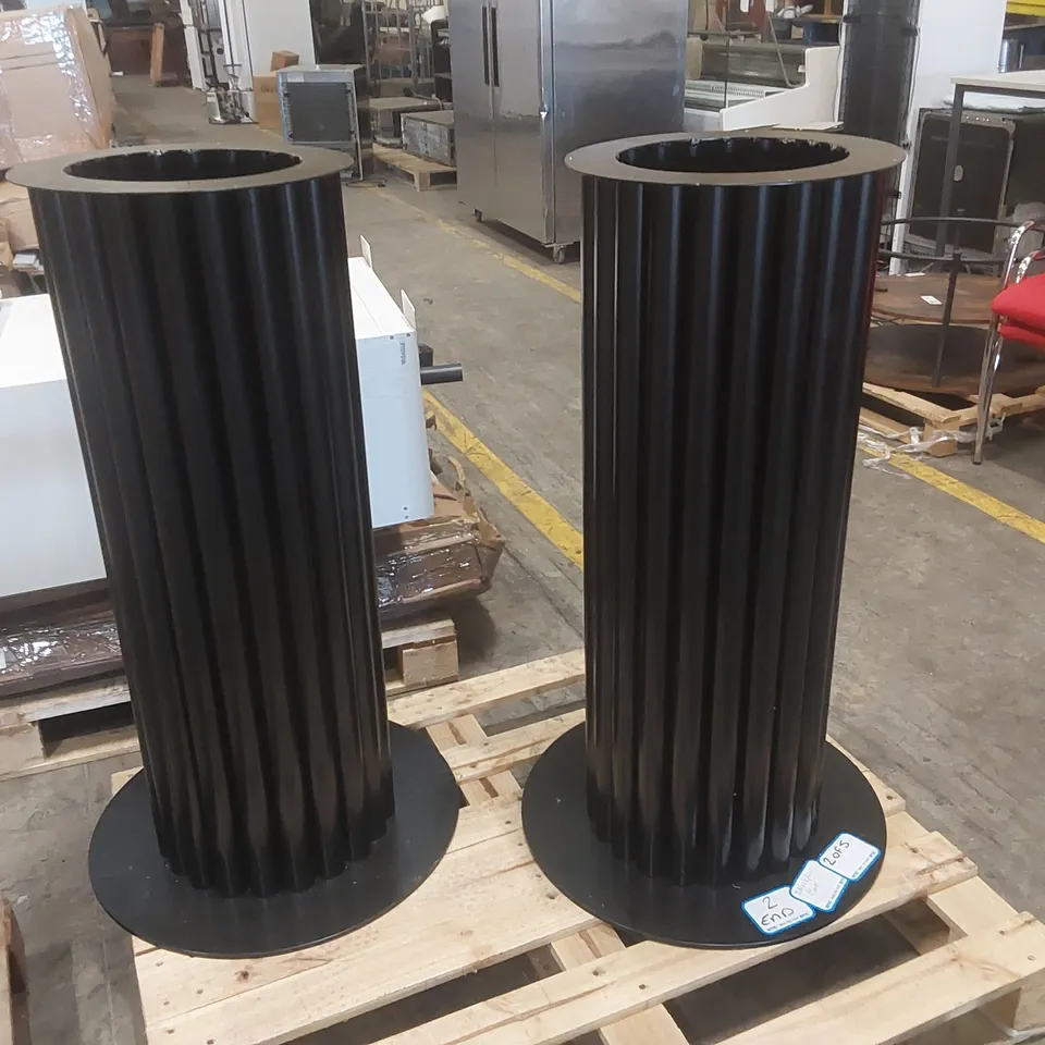 PAIR OF BREAKFAST BAR TABLE BASES - NO TOPS