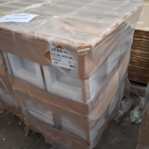 PALLET CONTAINING APPROXIMATELY 12 VITRA S50 WALL-HUNG WC PAN, 52CM