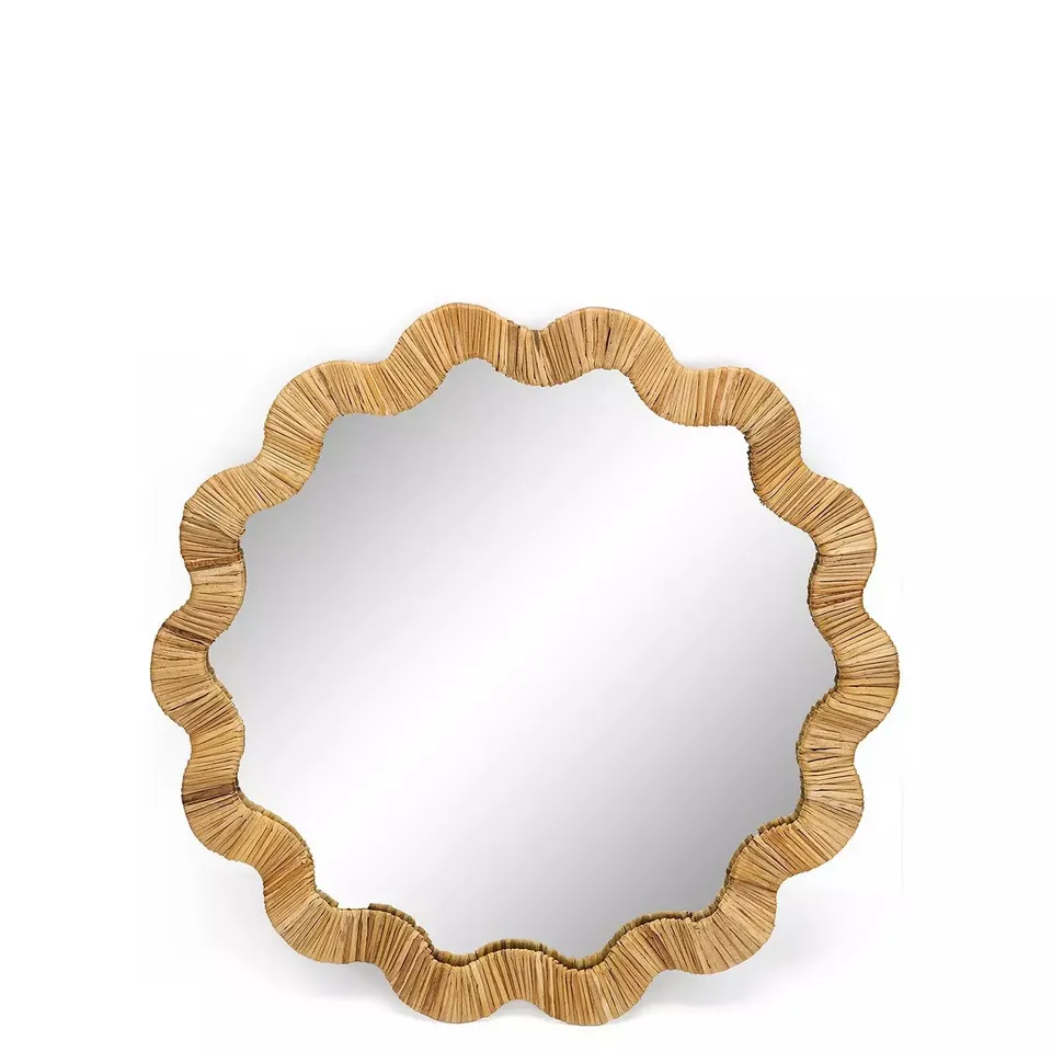 WAVY WOVEN MIRROR 75CM