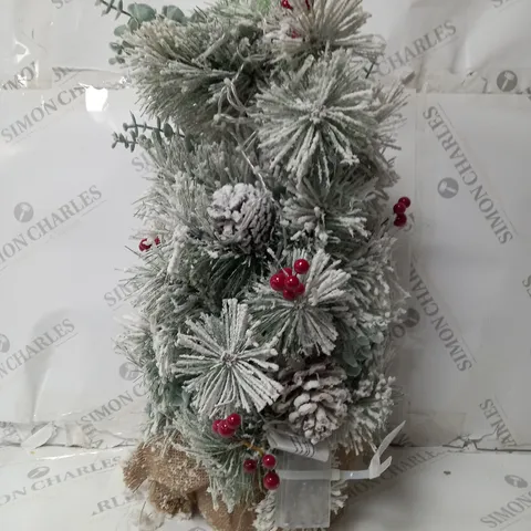BOXED BAVARIAN PRE LIT TABLE TOP TREE