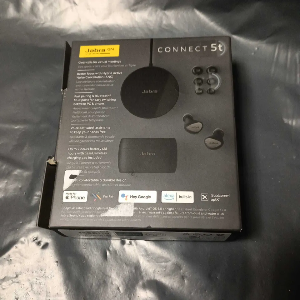 JABRA CONNECT 5T WIRELESS EARBUDS WITH CHARGING CASE