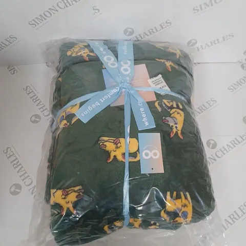 OODIE OVERSIZED WEARABLE BLANKET - SIZE NOT SPECIFIED -DOG PATTERN