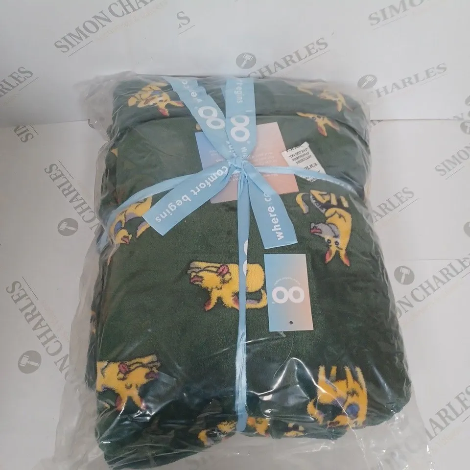 OODIE OVERSIZED WEARABLE BLANKET - SIZE NOT SPECIFIED -DOG PATTERN