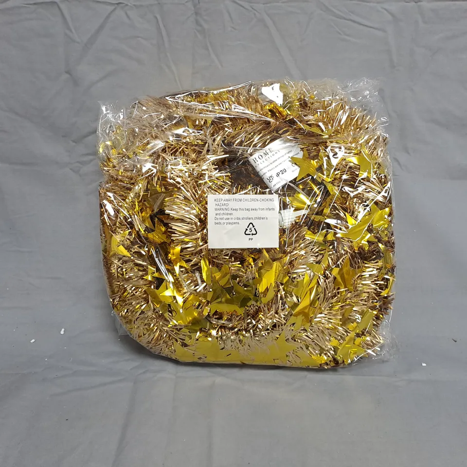 HOME REFLECTIONS POP UP 5FT TINSEL TREE – GOLD