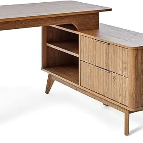 BOXED JAHNKE WAVE C 150 E CORNER DESK - MONTANA OAK IMITATION (1 BOX)