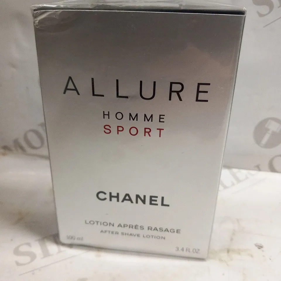 BOXED AND SEALED ALLURE HOMME SPORT CHANEL AFTER SHAVE LOTION 100ML