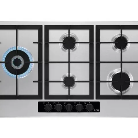 AEG BUILT-IN 90CM SLIM GAS HOB HGB95522YM