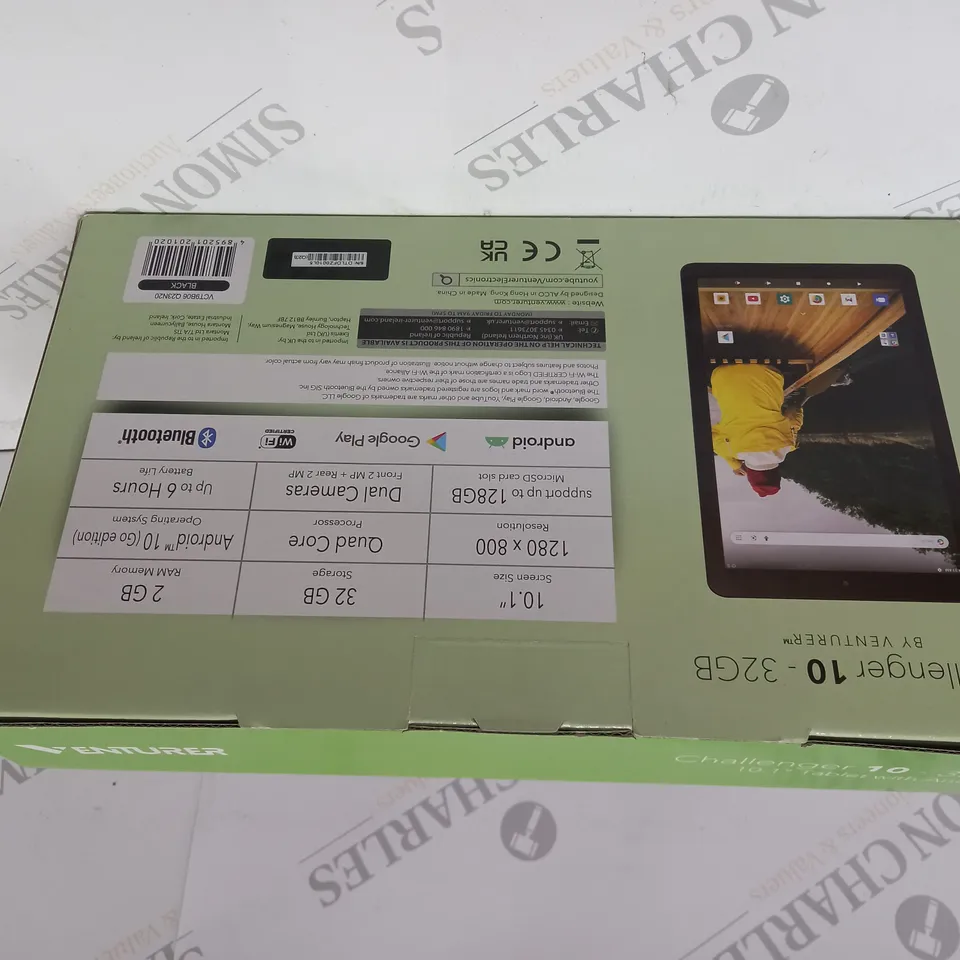 BRAND NEW BOXED VENTURER CHALLENGER 10, 10.1" ANDROID TABLET 