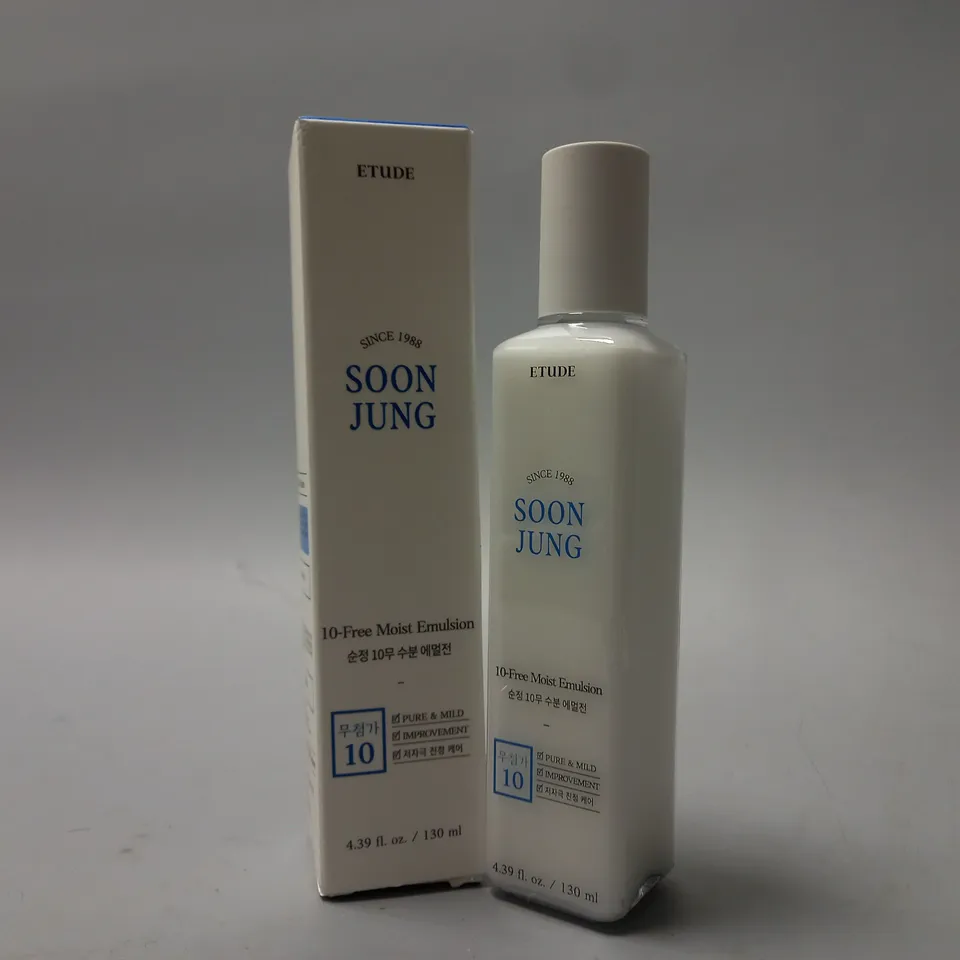 BOXED ETUDE SOON JUNG 10-FREE MOIST EMULSION (130ml)