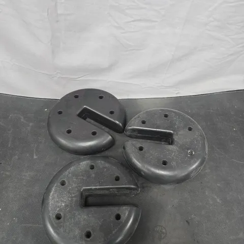 LOT OF 3 WEIGHTED PARASOL BASES